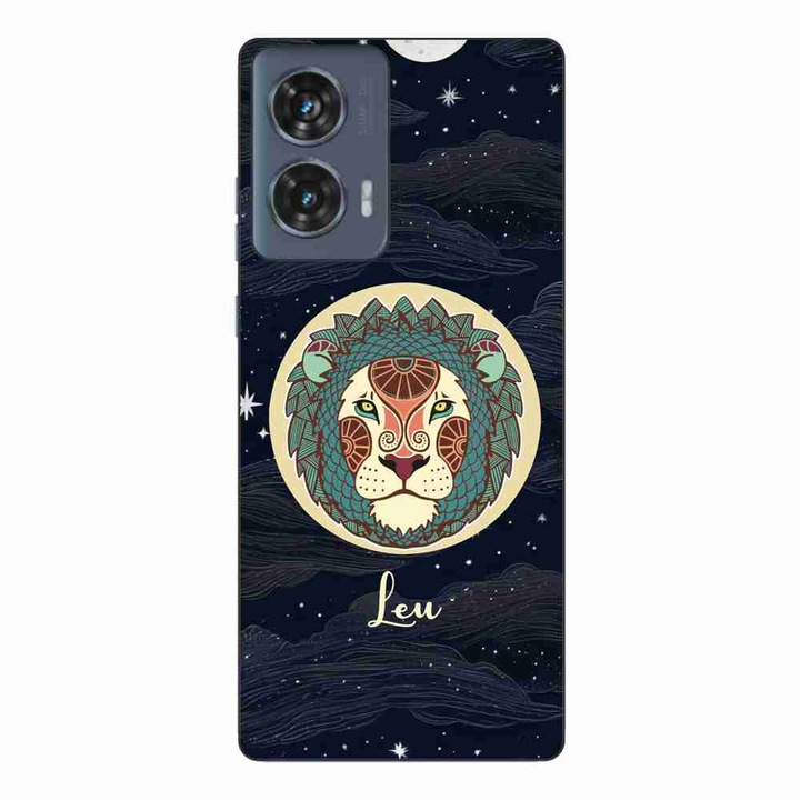 Husa compatibila cu Motorola Edge 50 Fusion Silicon Gel Tpu Model Horoscop Leu