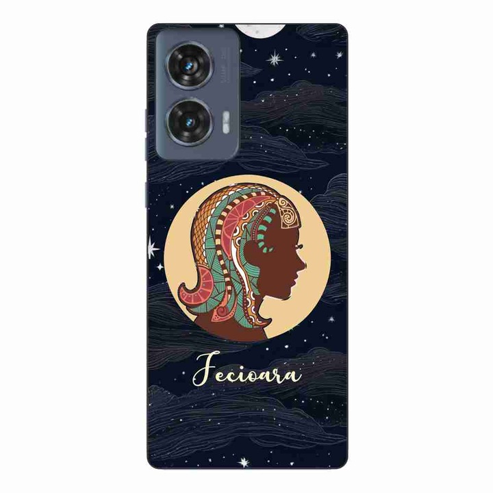 Husa compatibila cu Motorola Edge 50 Fusion Silicon Gel Tpu Model Horoscop Fecioara