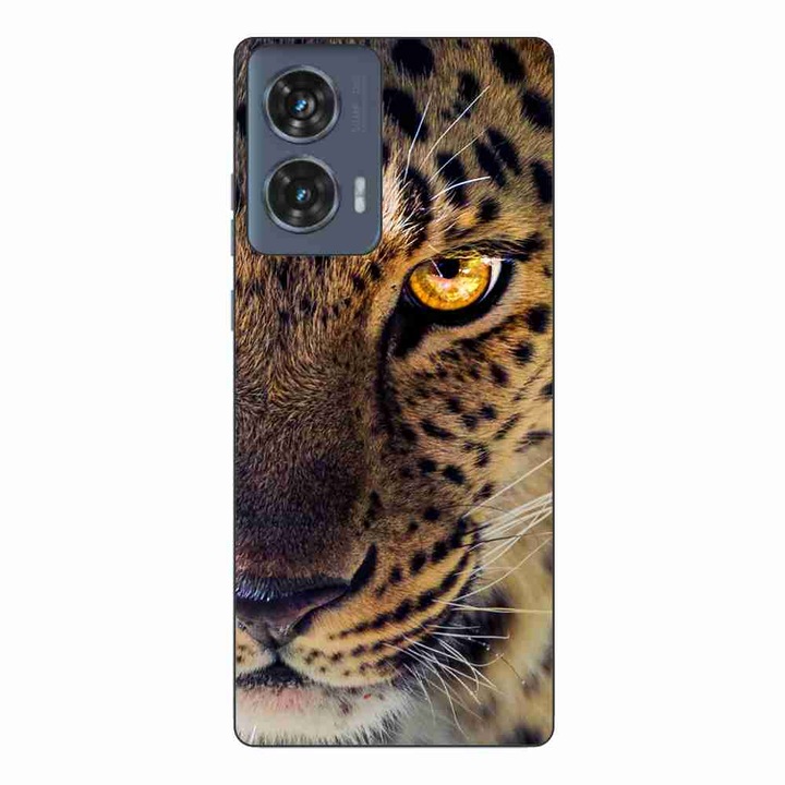 Калъф, съвместим с Motorola Edge 50 Fusion Silicon Gel Tpu Leopard Pattern