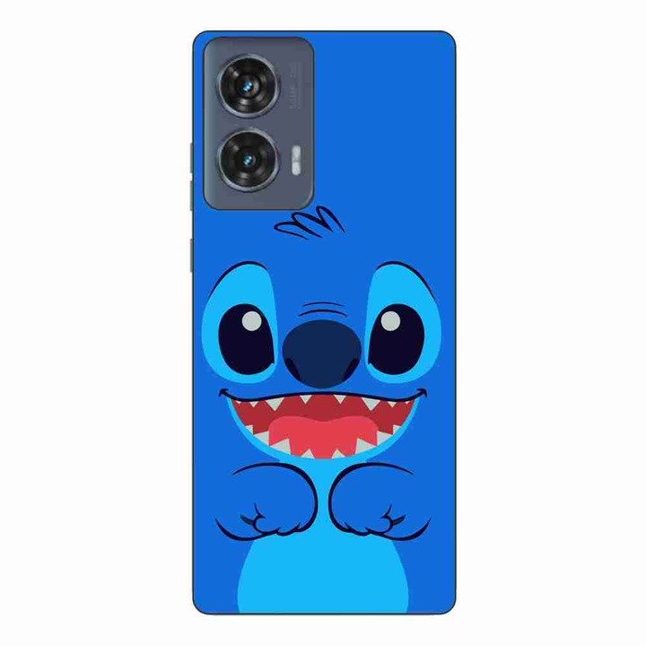 Husa compatibila cu Motorola Edge 50 Fusion Silicon Gel Tpu Model Stitch Happy