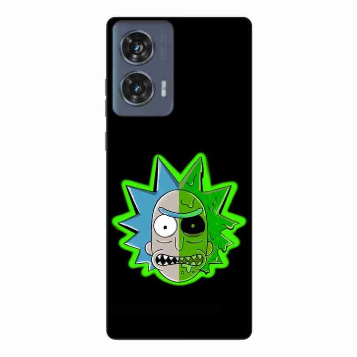 Калъф, съвместим с модел Motorola Edge 50 Fusion Silicon Gel Tpu Rick And Morty Alien