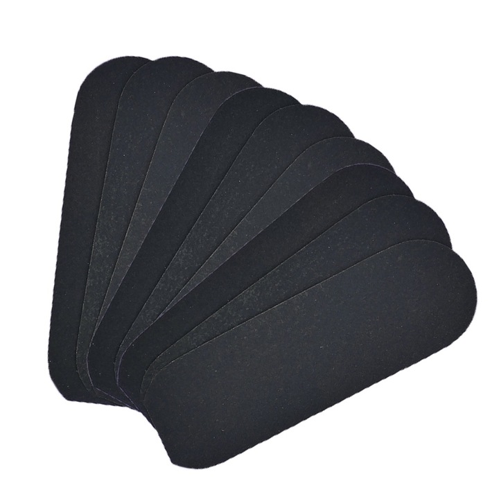 Комплект козметични пили TUFI PROFI, 30 части, 180 грит, черни, за педикюр, професионална употреба