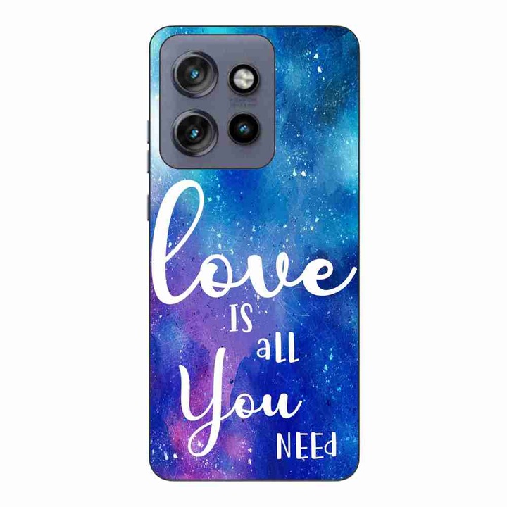 Husa compatibila cu Motorola Edge 50 Neo Silicon Gel Tpu Model Love Is All You Need