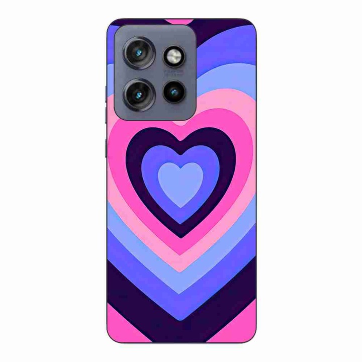 Husa compatibila cu Motorola Edge 50 Neo Silicon Gel Tpu Model Powerpuff Girls Heart Candy Mix