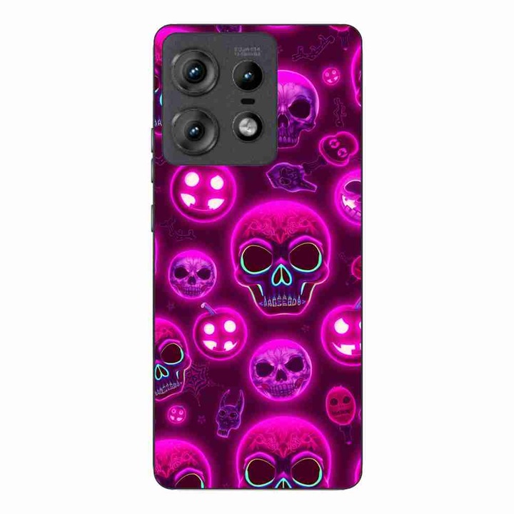 Husa compatibila cu Motorola Edge 50 Pro Silicon Gel Tpu Model Cyberpunk Halloween