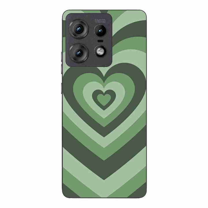 Husa compatibila cu Motorola Edge 50 Pro Silicon Gel Tpu Model Powerpuff Girls Heart Green