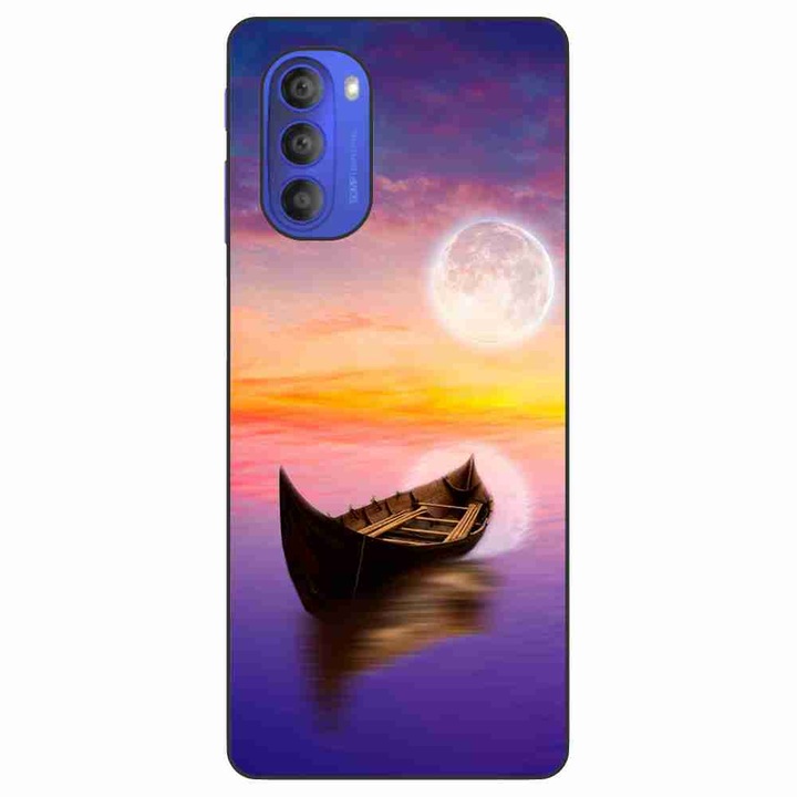 Кейс съвместим с Motorola Moto G51 5G Силиконов гел Tpu Модел Moonlit Serenity