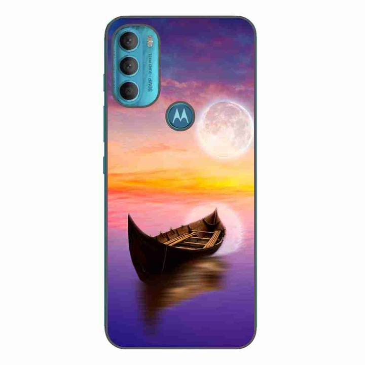Кейс съвместим с Motorola Moto G71 5G Силиконов гел Tpu Модел Moonlit Serenity