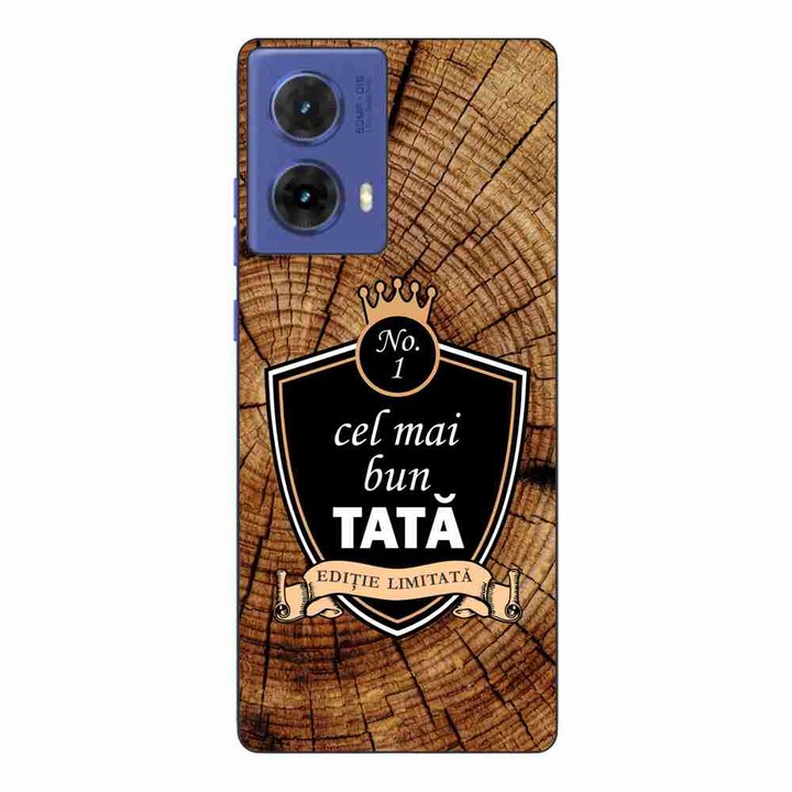 Калъф, съвместим с Motorola Moto G85 Silicone Gel Tpu Pattern Best Dad