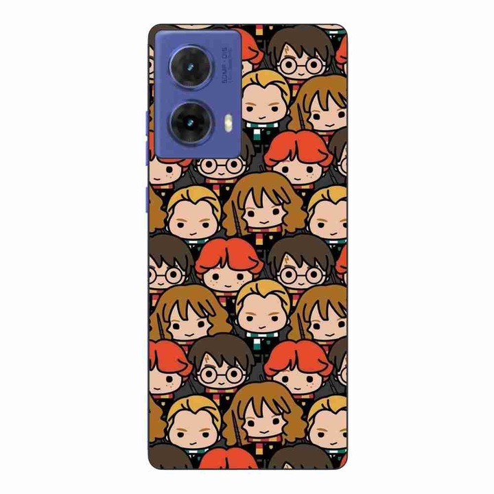 Калъф, съвместим с Motorola Moto G85 Silicone Gel Tpu Model Harry Potter Pattern Faces