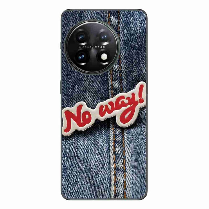 Husa compatibila cu OnePlus 12 Silicon Gel Tpu Model No Way Jeans