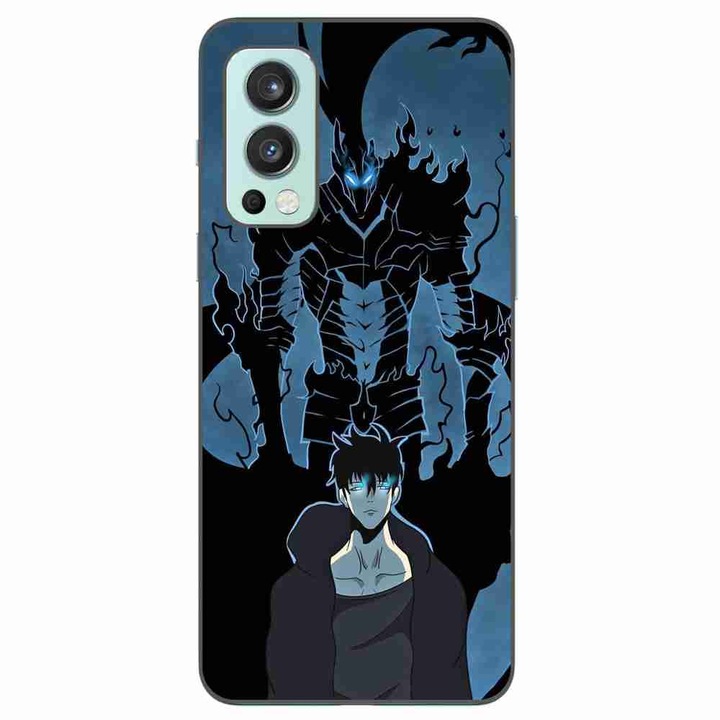 Кейс, съвместим с OnePlus Nord 2 Silicone Gel Tpu Model Solo Leveling Igris