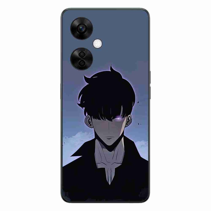 Калъф, съвместим с OnePlus Nord CE3 Lite Silicone Gel Tpu Model Solo Leveling Sung Jin-Woo