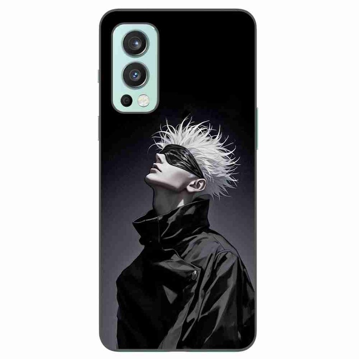 Калъф, съвместим с OnePlus Nord 2 Silicone Gel Tpu Pattern Jujutsu Kaisen Gojo Satoru