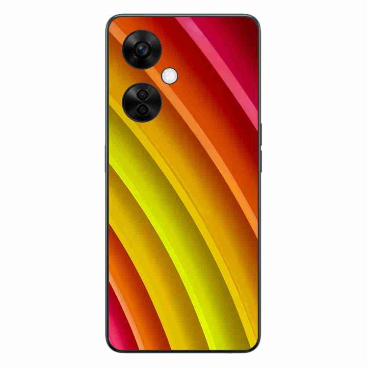 Калъф, съвместим с OnePlus Nord CE3 Lite Silicone Gel Tpu Pattern Abstract Stripes