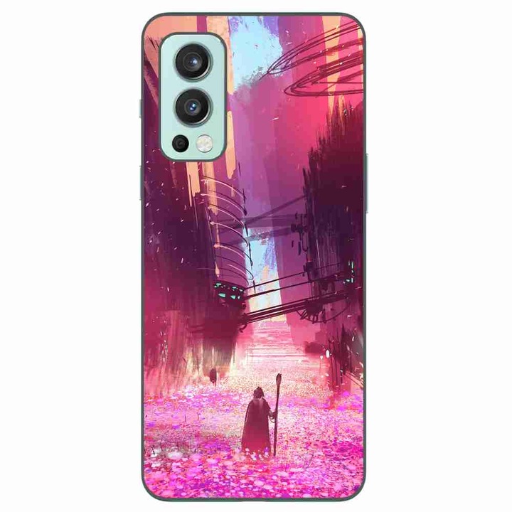 Калъф, съвместим с OnePlus Nord 2 Silicone Gel Tpu Fantasy Wizard Pattern