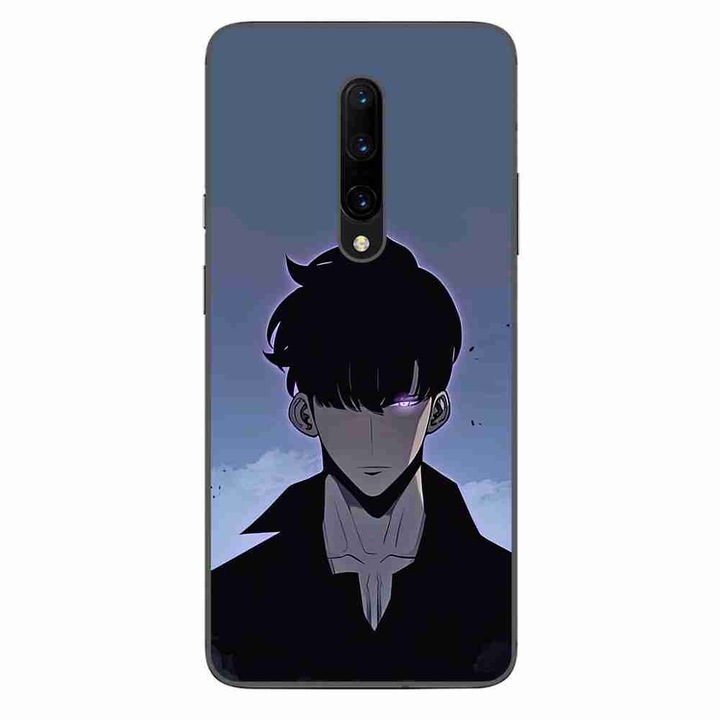 Husa compatibila cu OnePlus 7 Pro Silicon Gel Tpu Model Solo Leveling Sung Jin-Woo