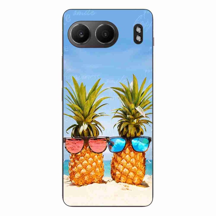Калъф, съвместим с модел OnePlus Nord 4 Silicone Gel Tpu Beach Pinneaples