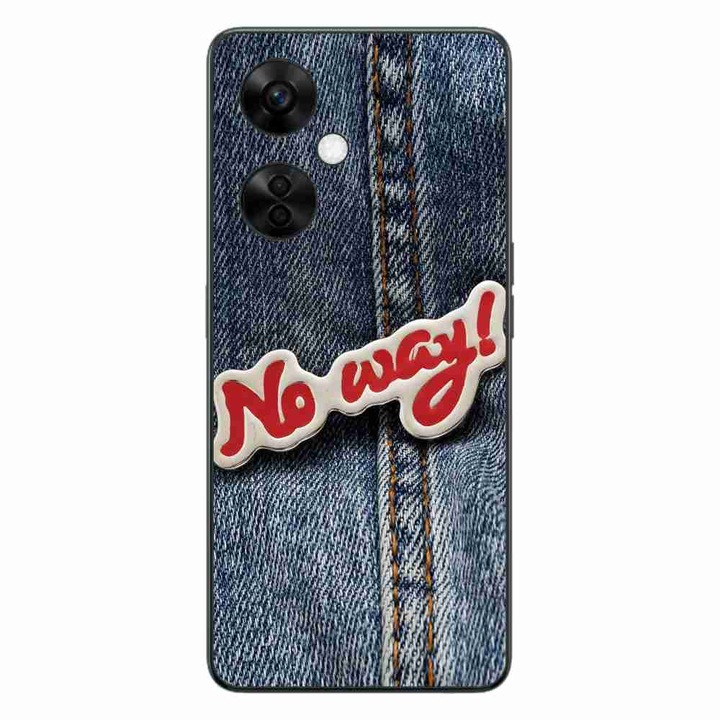 Калъф, съвместим с OnePlus Nord CE3 Lite Silicone Gel Tpu Model No Way Jeans
