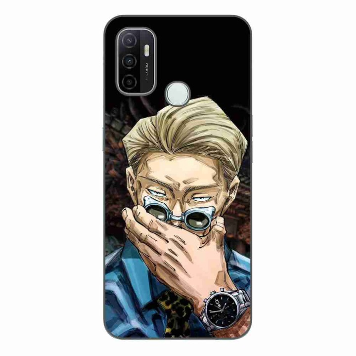 Калъф, съвместим с Oppo A53 Silicone Gel Tpu Pattern Jujutsu Kaisen Kento Nanami