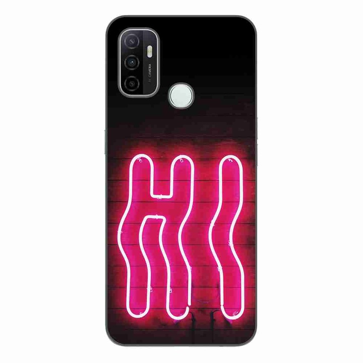 Калъф, съвместим с Oppo A53 Silicone Gel Tpu Model Neon Hi