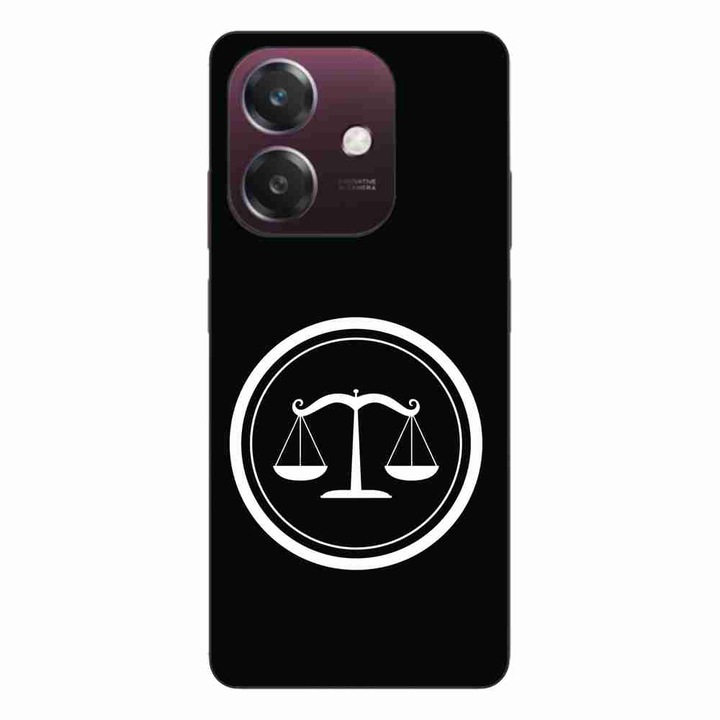 Husa compatibila cu Oppo A40 Silicon Gel Tpu Model Balanta Dreptatii