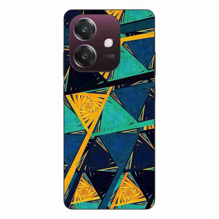 Husa compatibila cu Oppo A40 Silicon Gel Tpu Model Abstract Prism