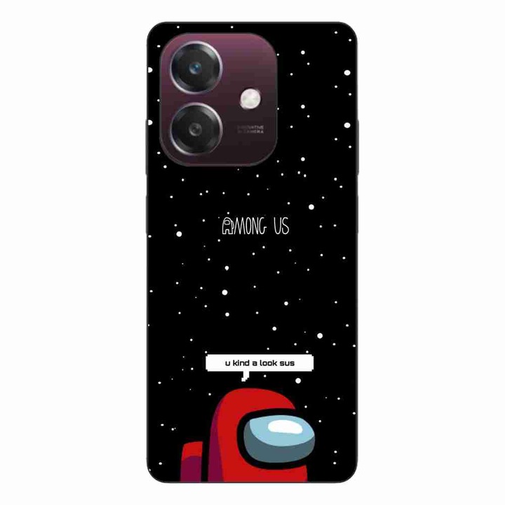 Husa compatibila cu Oppo A40 Silicon Gel Tpu Model Among Us