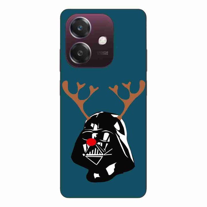 Husa compatibila cu Oppo A40 Silicon Gel Tpu Model Craciun Darth Vader Ren