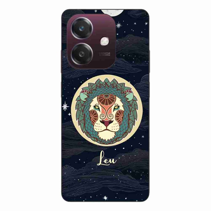 Husa compatibila cu Oppo A40 Silicon Gel Tpu Model Horoscop Leu