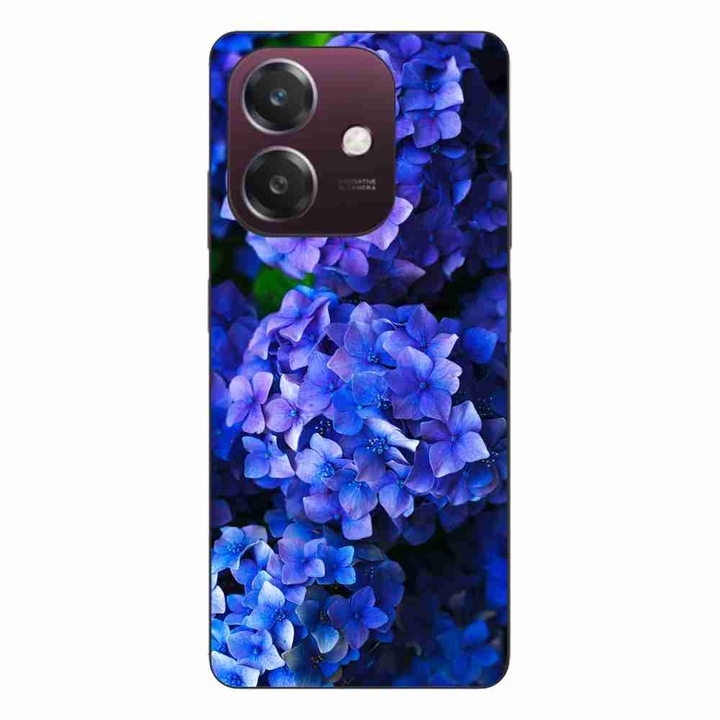 Husa compatibila cu Oppo A40 Silicon Gel Tpu Model Hortensii