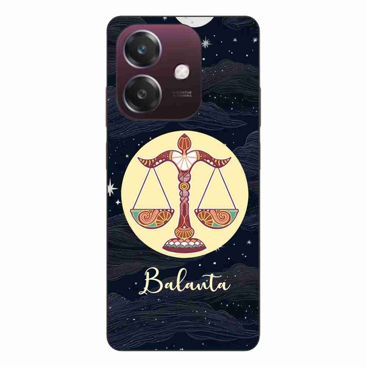 Husa compatibila cu Oppo A40 Silicon Gel Tpu Model Horoscop Balanta