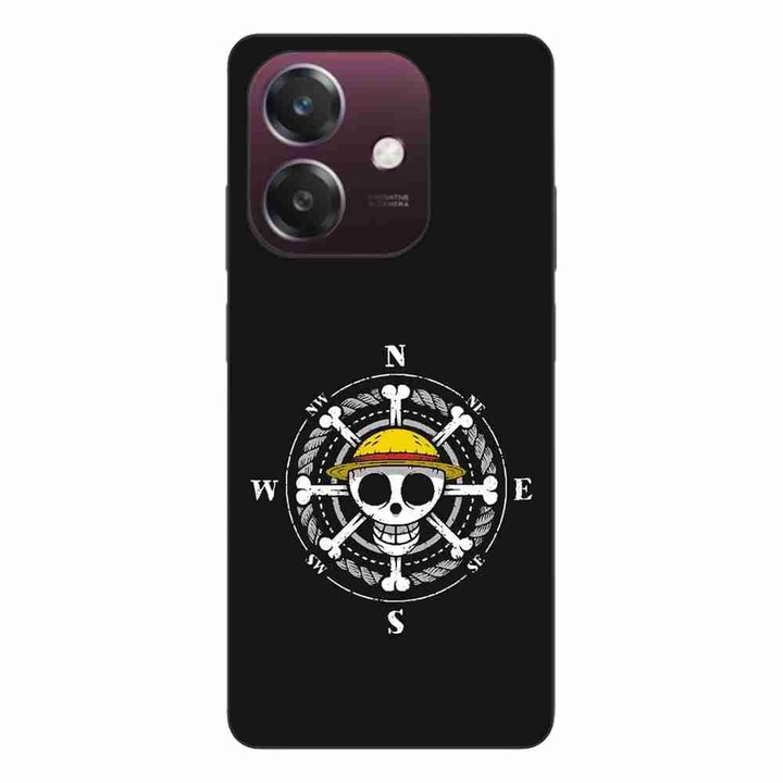 Husa compatibila cu Oppo A40 Silicon Gel Tpu Model One Piece Logo