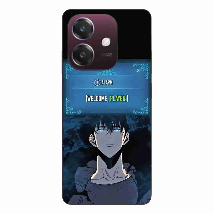 Husa compatibila cu Oppo A40 Silicon Gel Tpu Model Solo Leveling Welcome