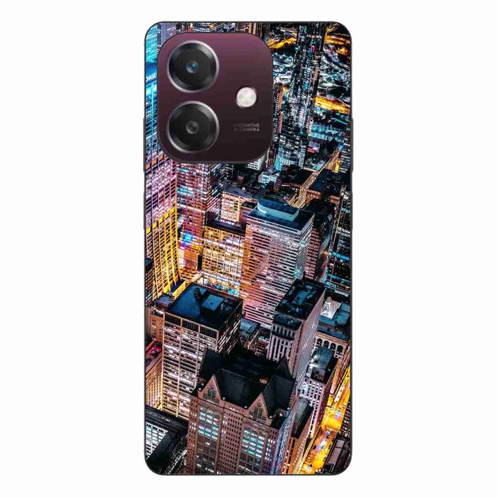 Husa compatibila cu Oppo A40 Silicon Gel Tpu Model Night City