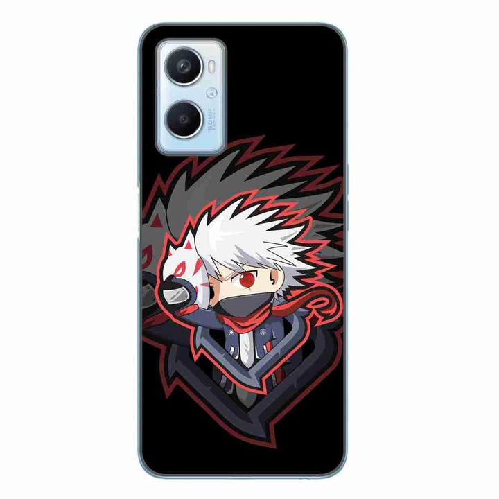 Калъф, съвместим с Oppo A96 4G Silicone Gel Tpu Pattern Naruto Kakashi Anbu