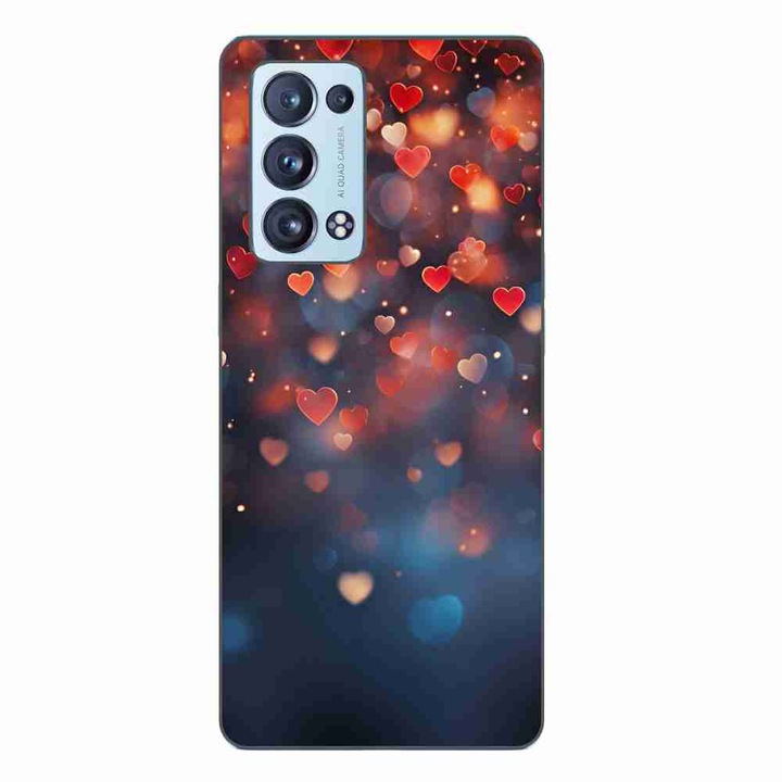 Husa compatibila cu Oppo Reno6 Pro 5G Silicon Gel Tpu Model Valentines Cards Vintage
