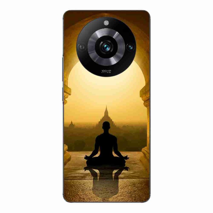 Калъф, съвместим с Realme 11 Pro, Pro + силиконов гел Tpu Meditation Pattern