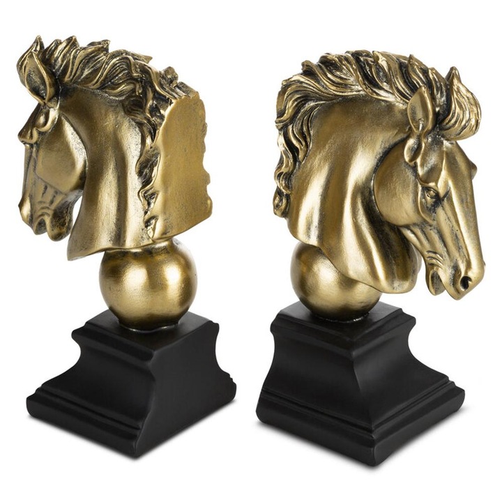 Suport pentru carti, 23x9cm, negru, rasina poliestersica