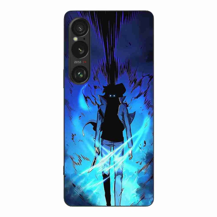 Калъф, съвместим със силиконов гел Tpu модел Sony Xperia 1 VI Solo Leveling Aura