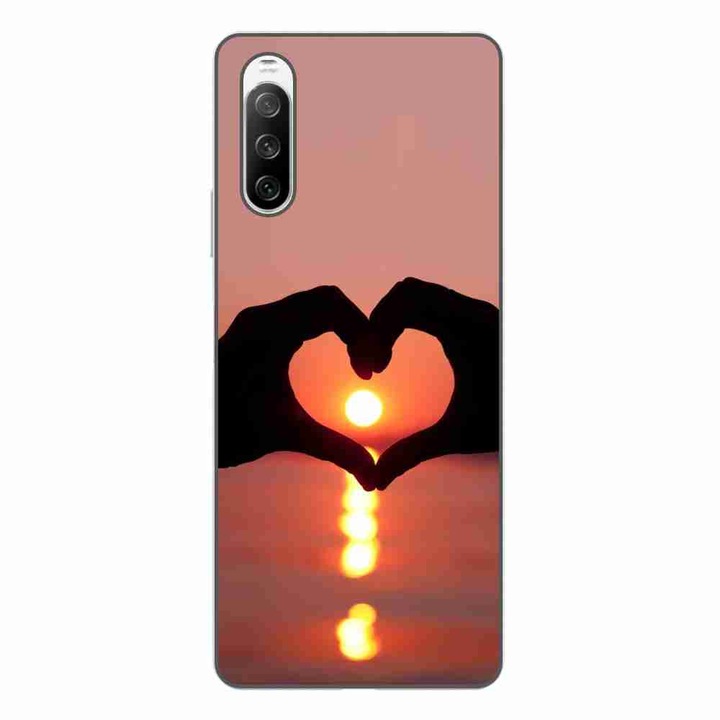 Кейс, съвместим с модел Sony Xperia 10 III Silicon Gel Tpu Glow of Love