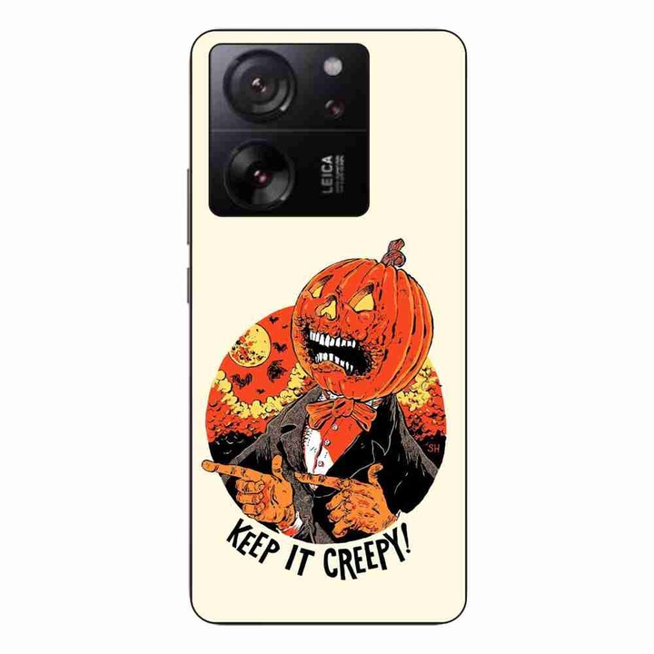 Husa compatibila cu Xiaomi 13T Silicon Gel Tpu Model Halloween Keep it Creepy