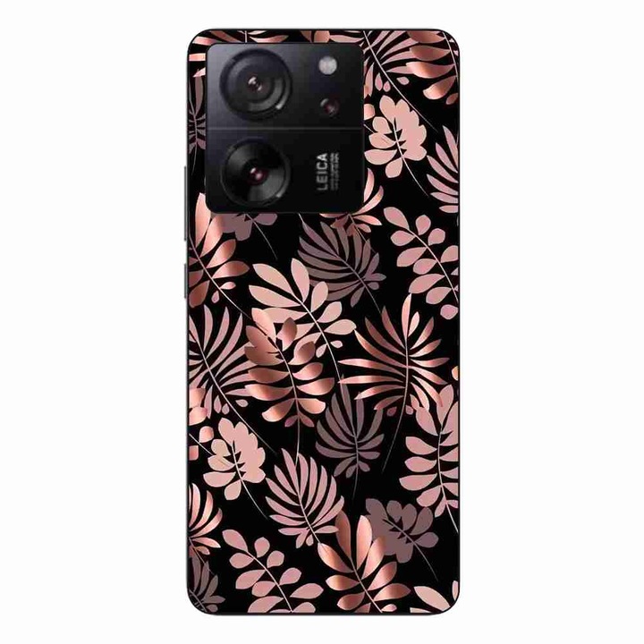 Husa compatibila cu Xiaomi 13T Silicon Gel Tpu Model Bronze Paradise