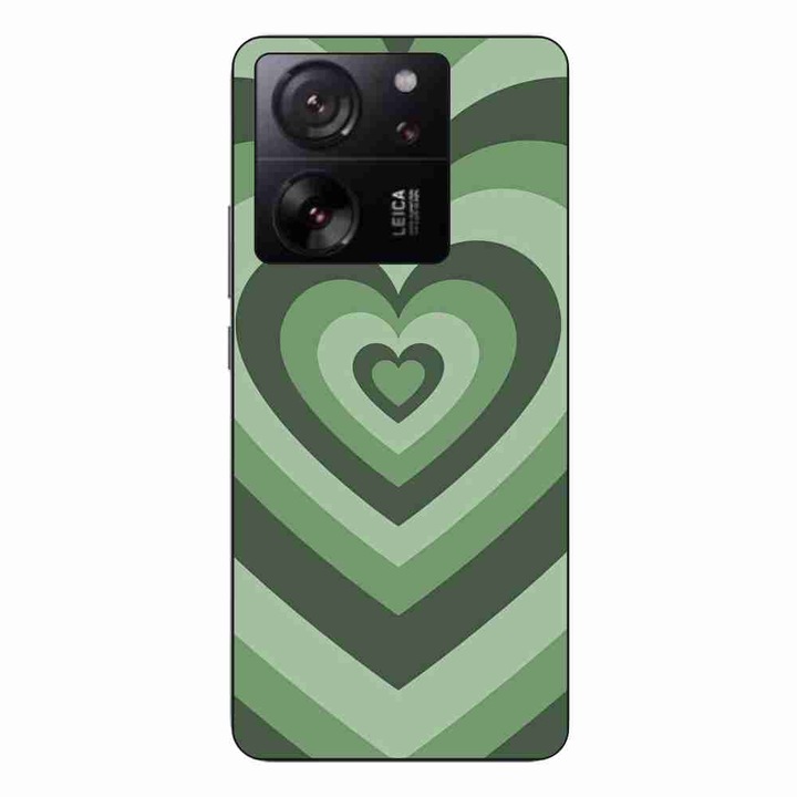 Husa compatibila cu Xiaomi 13T Silicon Gel Tpu Model Powerpuff Girls Heart Green