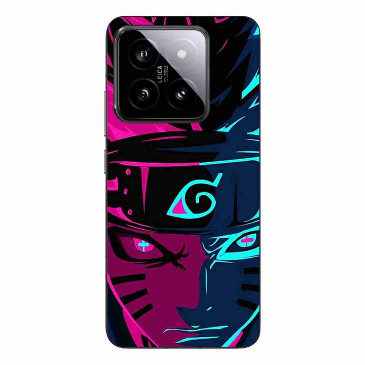 Husa compatibila cu Xiaomi 14 Silicon Gel Tpu Model Naruto Purple Sage Mode