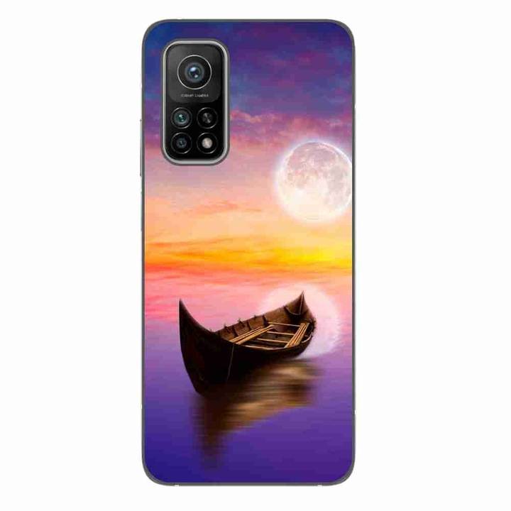 Калъф, съвместим с модел Xiaomi Mi 10T Pro 5G Silicon Gel Tpu Moonlit Serenity
