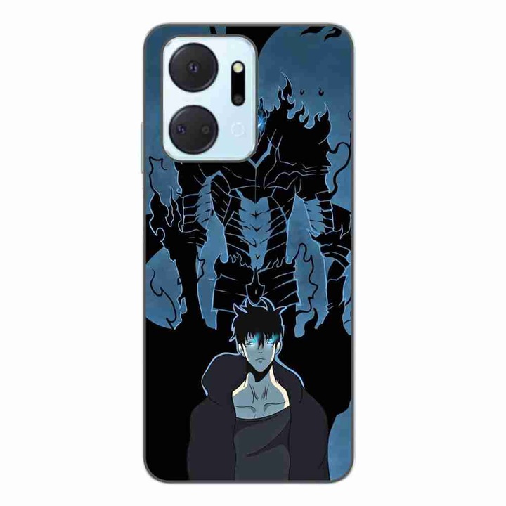 Husa compatibila cu Honor X7a Silicon Gel Tpu Model Solo Leveling Igris