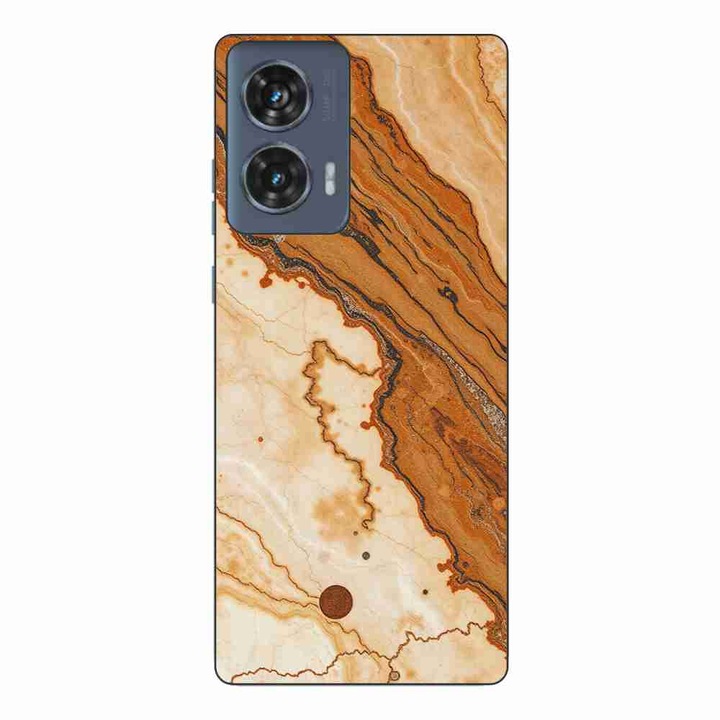 Калъф, съвместим с модел Motorola Edge 50 Fusion Silicon Gel Tpu Caramel Marble Dream