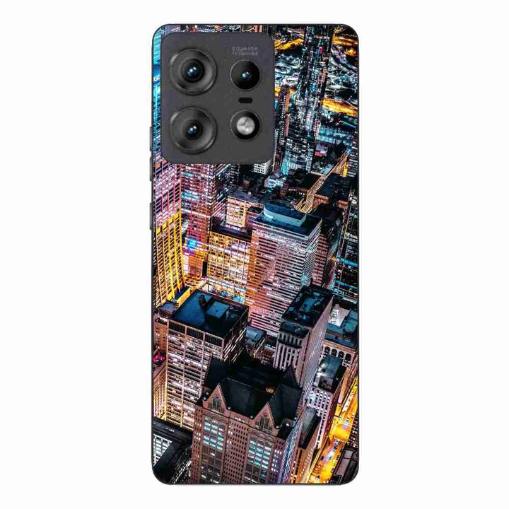 Кейс съвместим с Motorola Edge 50 Pro Silicone Gel Tpu Модел Night City