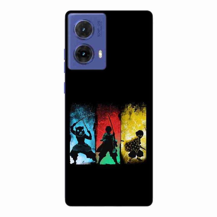 Калъф, съвместим със силиконов гел Tpu Demon Slayer Team Pattern на Motorola Moto G85